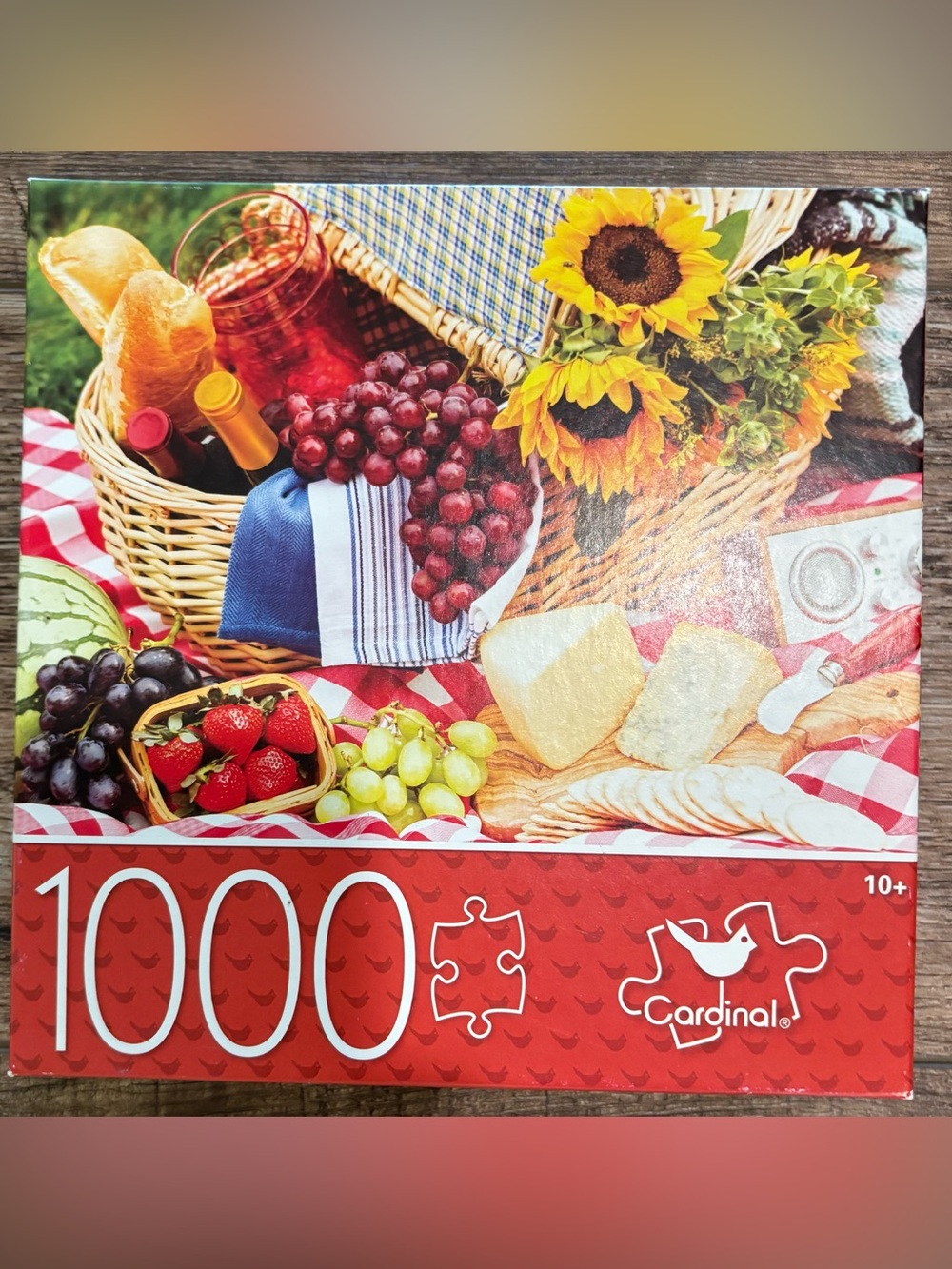 1000-Piece Picnic Puzzle - Red